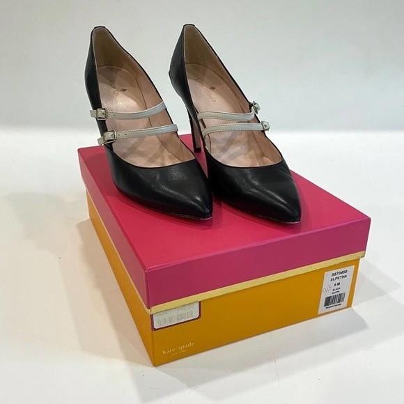 Kate Spade Black Elpetha Mary Jane Size 9 - Picture 1 of 8